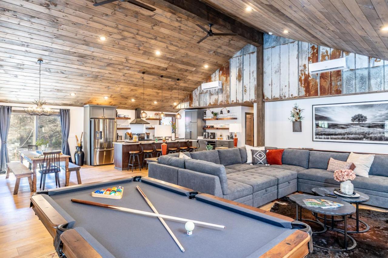 New Rustic Luxe Cabin Billiards Spa Near Gsmnp Townsend Zewnętrze zdjęcie