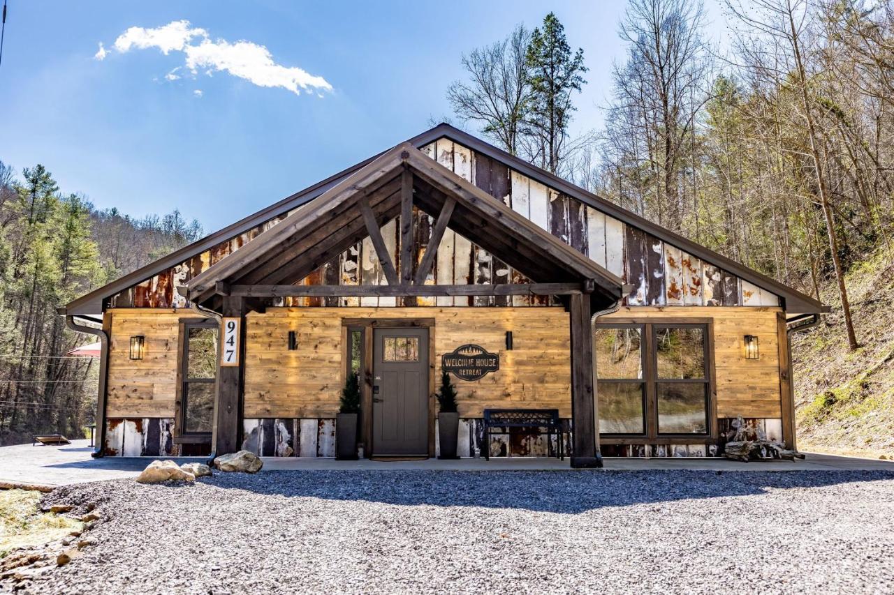 New Rustic Luxe Cabin Billiards Spa Near Gsmnp Townsend Zewnętrze zdjęcie